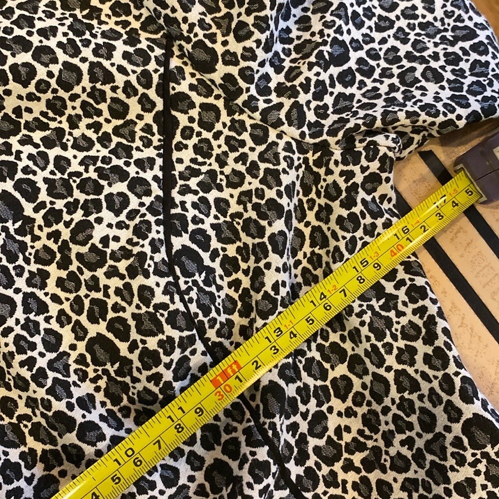 Banana Republic cheetah print dress women's size 4 mob wife aesthetic - Picture 9 of 15